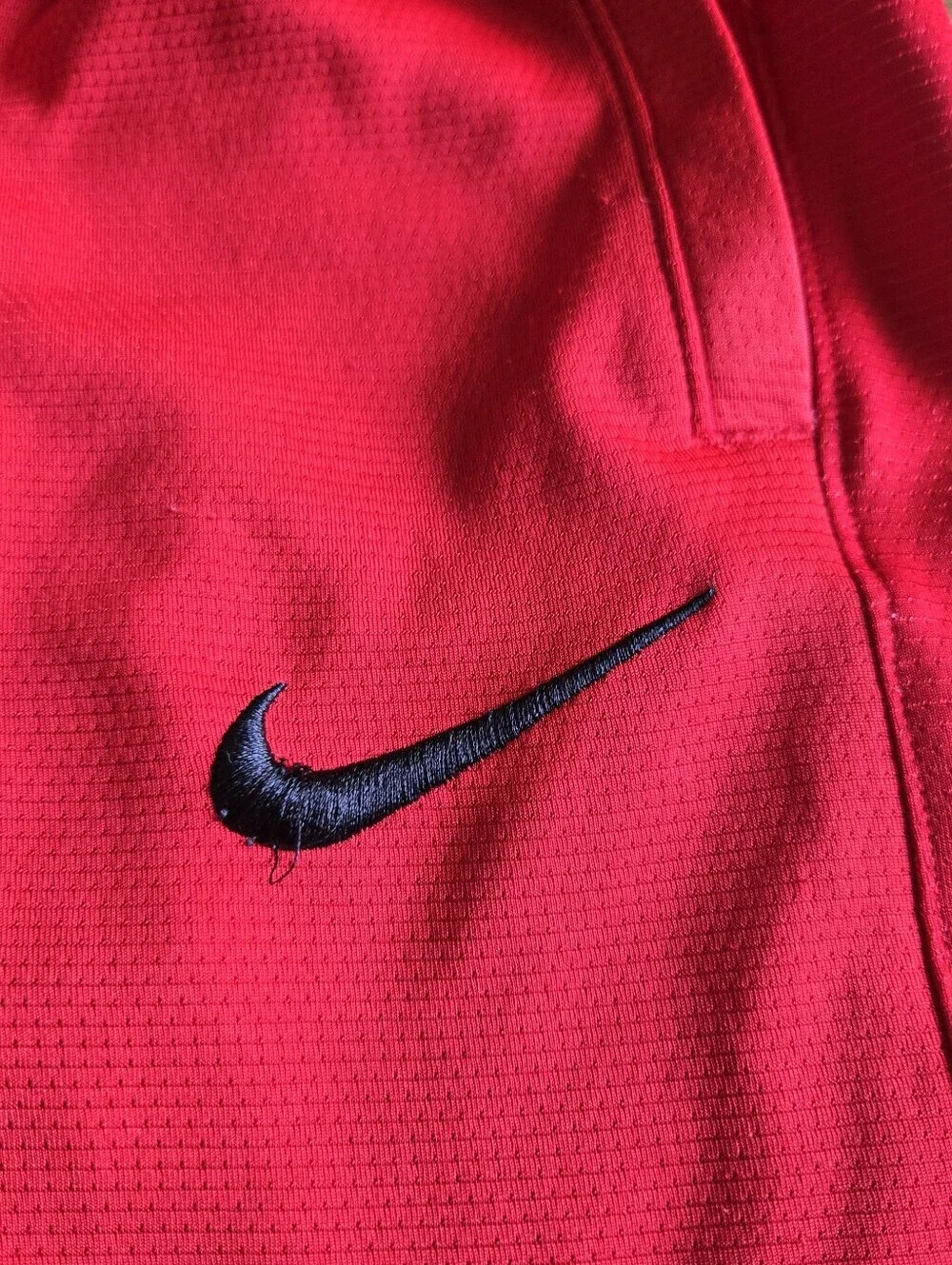 Nike Kid’s Red Black Athletic Shorts L Summer Beach Ball Play Athleisure Pockets